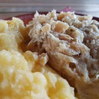 Baccalà alla vicentina con polenta